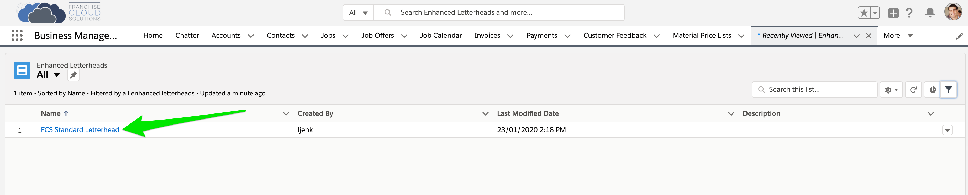 How To Edit Letterhead In Salesforce 1065